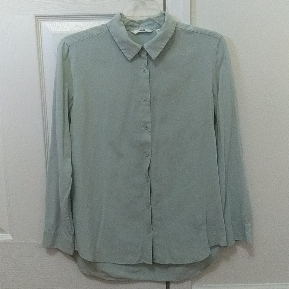 Mint Green Button Down (S)